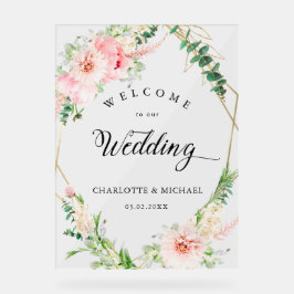 Vattenfärg Botaniskt Vår Geometric Bröllop