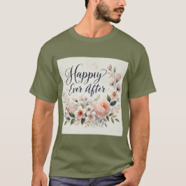 Vattenfärg Bouquet glatt efter Manar Tshirt T Shirt