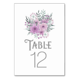 Vattenfärg Bouquet Lilac ID654 Bordsnummer