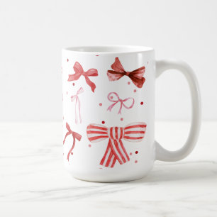 Vattenfärg Bow Mugg i och Pinks