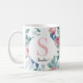 Vattenfärg brev S Kaffemugg