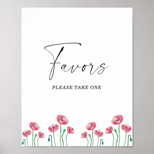 Vattenfärg bröllagspresenter ta en affisch (Framsidan)