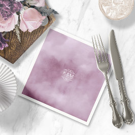 Vattenfärg Bröllop Lilac ID654 Pappersservett