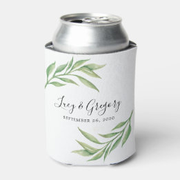 Vattenfärg Bröllopsfavorit med Lövrik Grönska