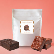 Vattenfärg Brownie Bakar Sötter