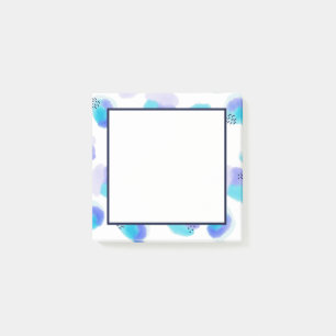 Vattenfärg Brushstrokes Post-it Notes Block
