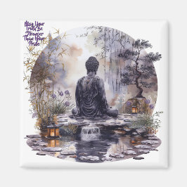 Vattenfärg Buddha PrideMagnet Magnet
