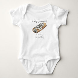 Vattenfärg Cannoli 1-års födelsedagsfest T Shirt