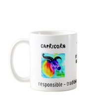 Vattenfärg Capricorn zodiac och egenskaper