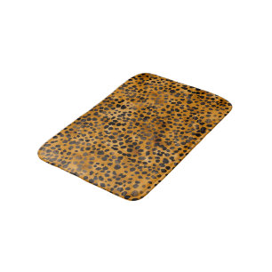 Vattenfärg Cheetah Skriv ut Badrumsmatta