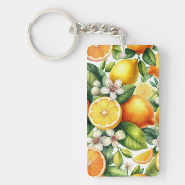 Vattenfärg Citrus Frukt Mönster (Framsidan)