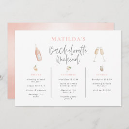 Vattenfärg cocktail möhippa helg 3 dagars