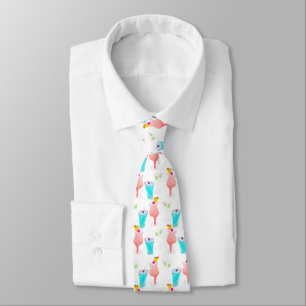 Vattenfärg cocktails dryckesmönster bartender pres slips