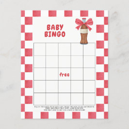 Vattenfärg Cola Soda Baby Bingo spel