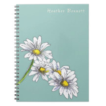 Vattenfärg Daisy Blommig Boho Julpresent