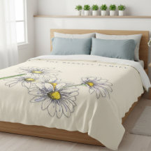 Vattenfärg Daisy Boho Familj Julpresent