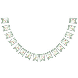 Vattenfärg Dinosaur 2:a födelsedag Vimplar