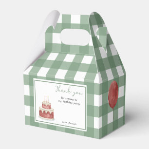 Vattenfärg Dinosaur Första födelsedagen Tack Presentaskar