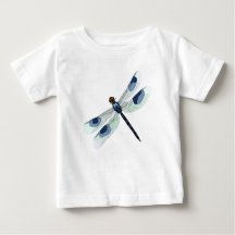 Vattenfärg Dragonfly Shirt