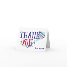 Vattenfärg Drake Tacksamhetskort