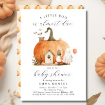 Vattenfärg en liten boo är nästan på grund av baby