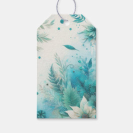 Vattenfärg Ephemera presentetikett