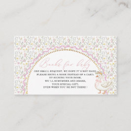 Vattenfärg ett fånig gose babydusch bokar för tilläggskort