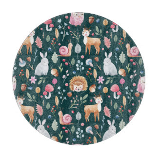 Vattenfärg Fairy Forest Children's Mönster