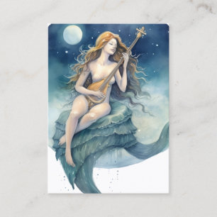 Vattenfärg Fairy of the Night Visitkort