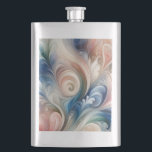 Vattenfärg Fantasy-Blommigt Pastel Blue & Cream Fickplunta<br><div class="desc">Ge ditt utrymme en elegans med den här fantastiska abstrakten snurra mönster i mjuka pastellfärgade och blå toner. Flytande linjer och harmoniska övergångar i färg skapar en lyxande,  lugnande atmosfär - perfekt för vardagsrum,  kontor eller kreativ. Idealisk för alla som kärlek har en modern design med konstnärligt djup.</div>