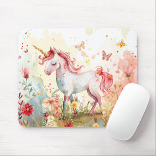 Vattenfärg Fantasy Unicorn Musmatta