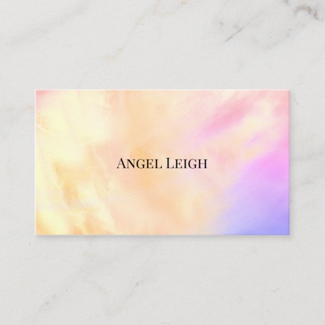 Vattenfärg, Färg, Grafik, Art, Affärskort Visitkort (Framsida)