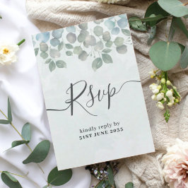 Vattenfärg Färgrik Vildblomma Bröllop RSVP OSA Kort