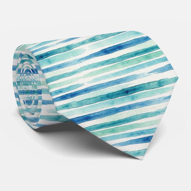 Vattenfärg Faux Silke | Lyxig Ocean Tribal Slips (Rullad)