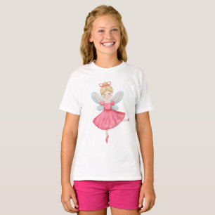Vattenfärg Fe- ballerina Barn T-Shirt