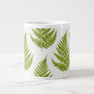 Vattenfärg Fern Mönster Jumbo Mugg