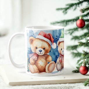 Vattenfärg Festive Nalles jul Mugg