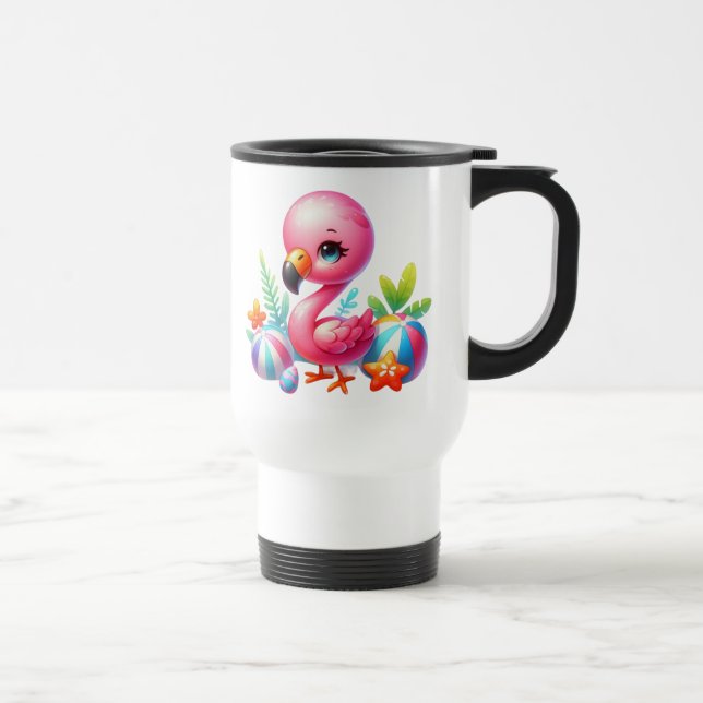 Vattenfärg Flamingo Clipart-95059 Resemugg (Höger)