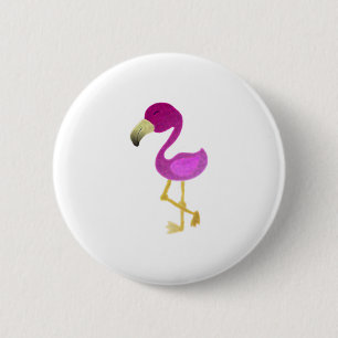 Vattenfärg Flamingo Knapp