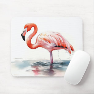 Vattenfärg Flamingo Musmatta