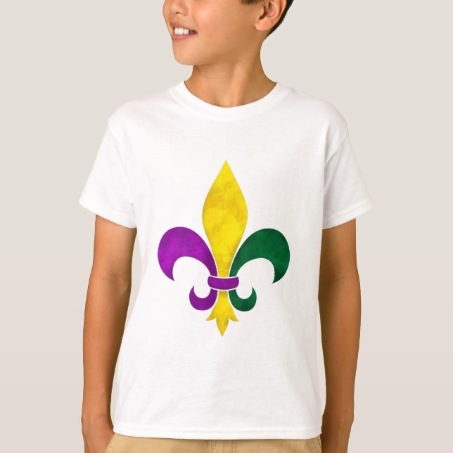 vattenfärg fleur de lis tee (Framsida)