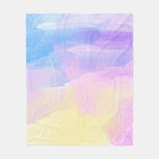 Vattenfärg för abstrakt av bakgrundskonst fleecefilt