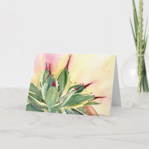 Vattenfärg för Agave"krämspike", Debra Lee Baldwin Kort