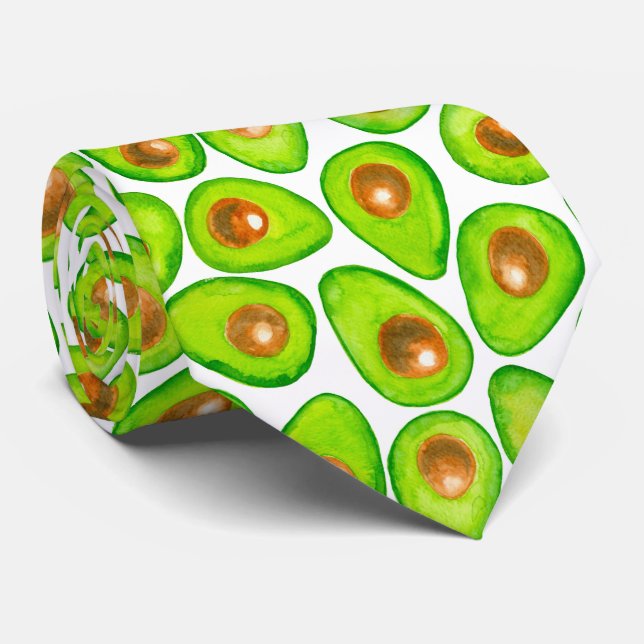 Vattenfärg för Avocado-segment Slips (Rullad)