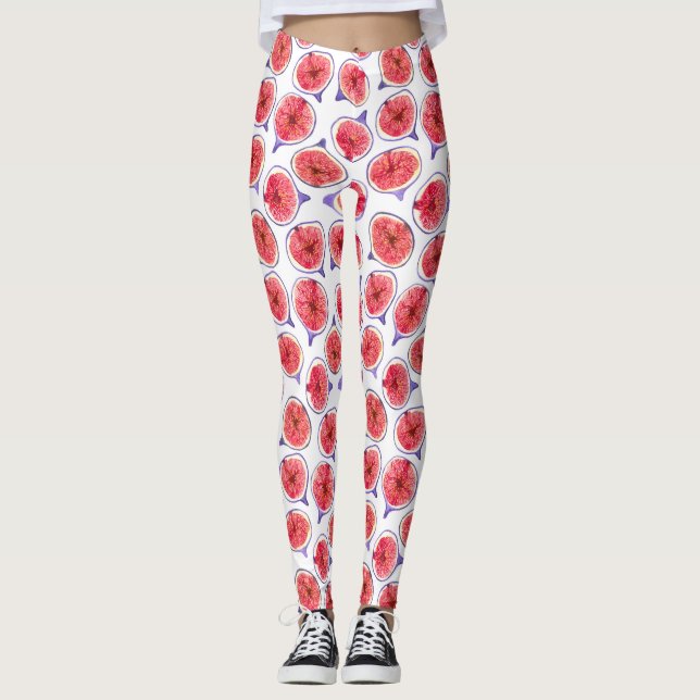 Vattenfärg för bildsegment leggings (Framsida)