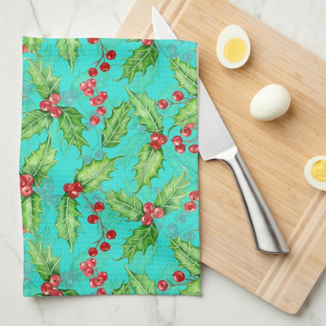 Vattenfärg för brunbär kökshandduk (Vikt i Fjärdedel)