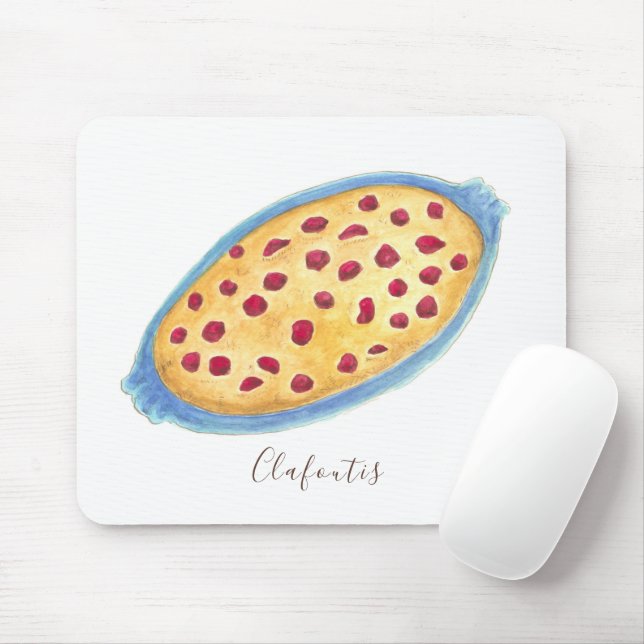 Vattenfärg för Clafoutis Musmatta (Med mus)