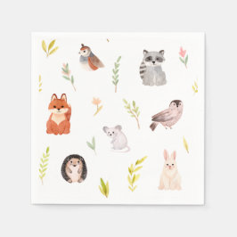 Vattenfärg för friska djur pappersservett