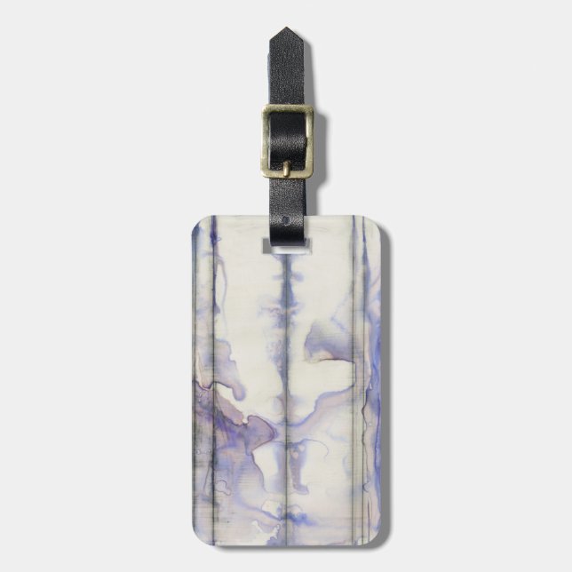 Vattenfärg för fritt violett uttryck bagagebricka (Vertikal Framsida)