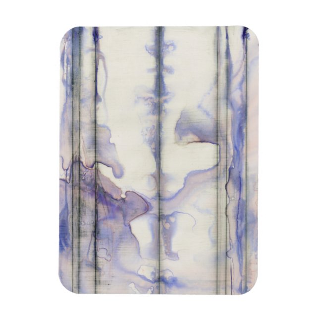 Vattenfärg för fritt violett uttryck magnet (Vertikal)